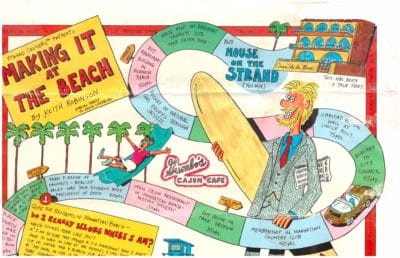 Robinson was video game maker, Making it at the Beach cartoonist