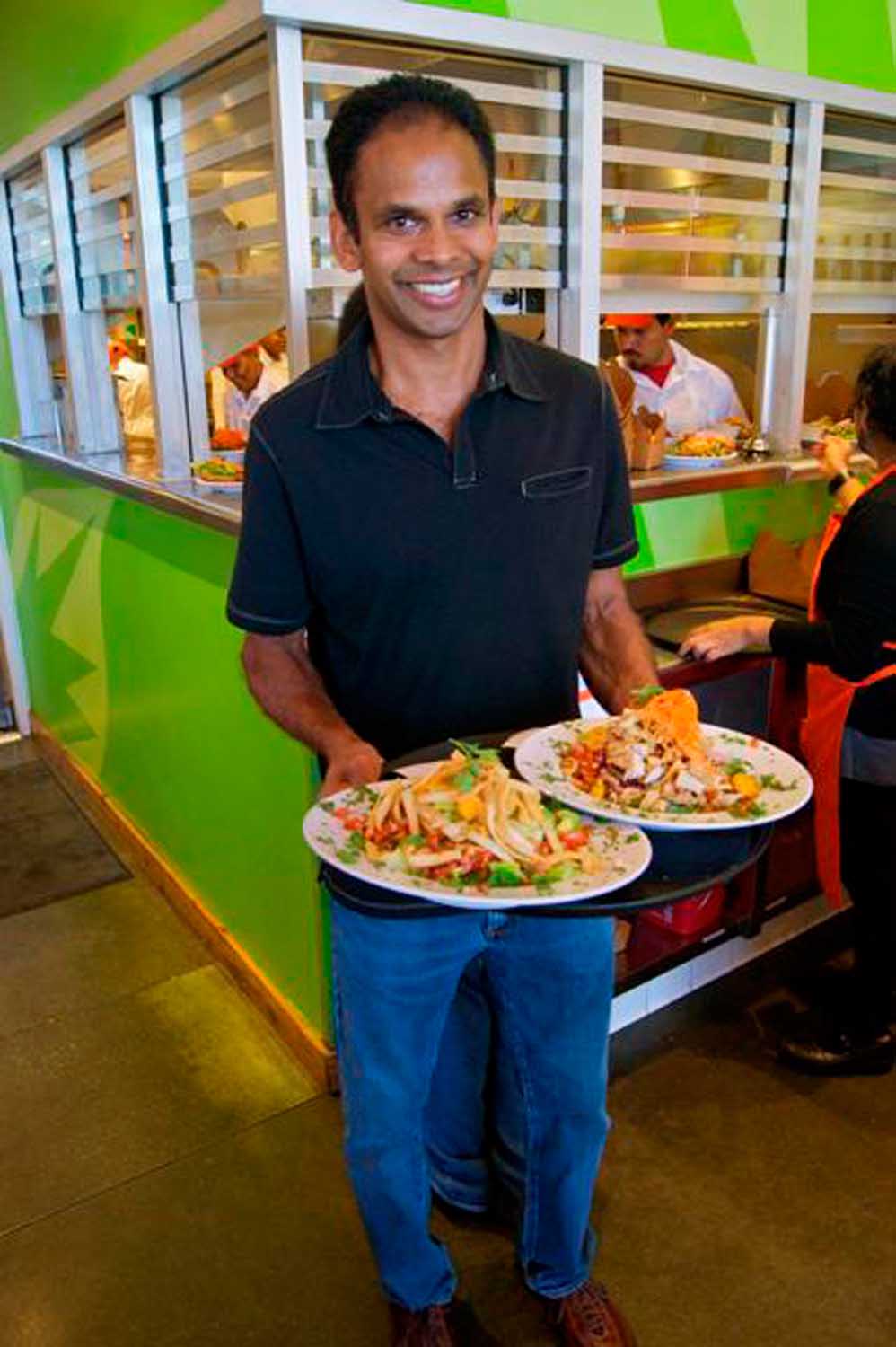 Veggie Grill owner linked into  fellow Beach City residents