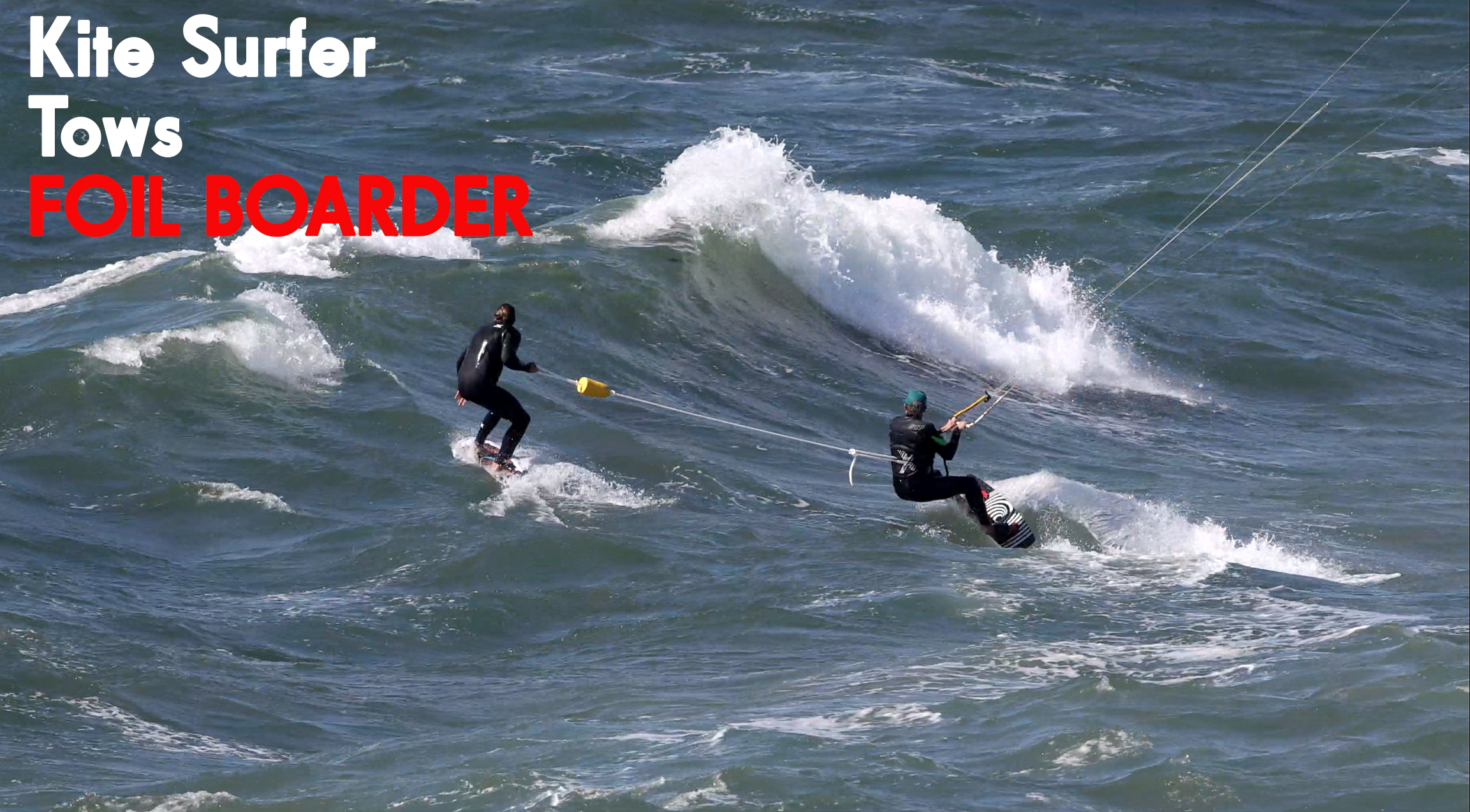 Can a Kite Surfer tow a Foil Boarder? (Video)