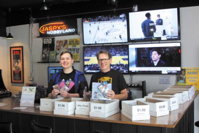 Trading card shop adds excitement to old hobby