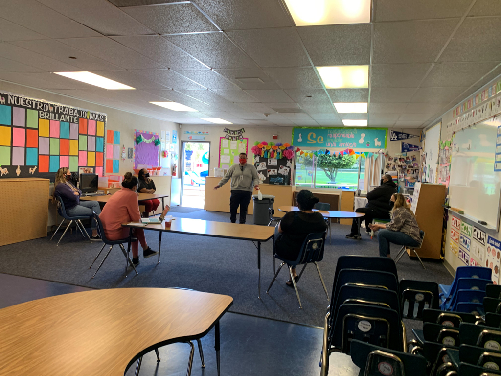 Redondo Beach Child Development classes back in session, but no touching, no sharing