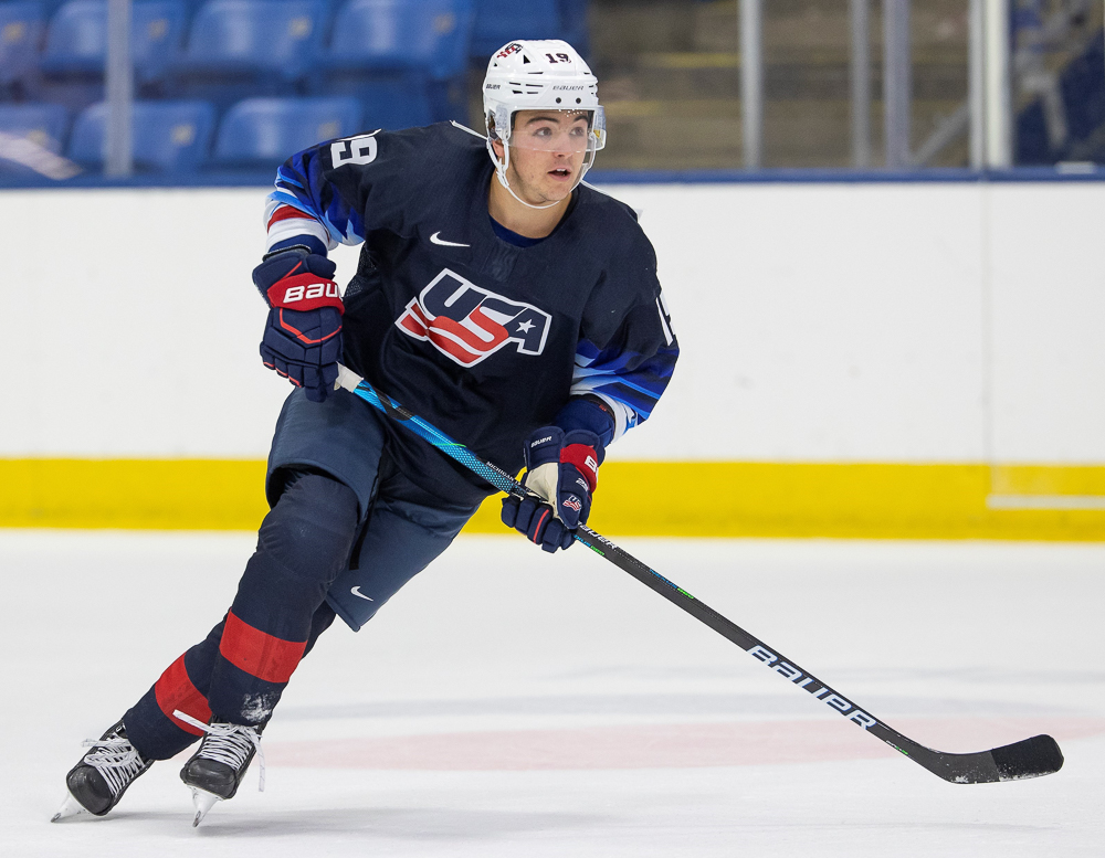 Manhattan Beach former Junior King Brisson joins U.S. hockey team against China Thursday in Bejing Olympics