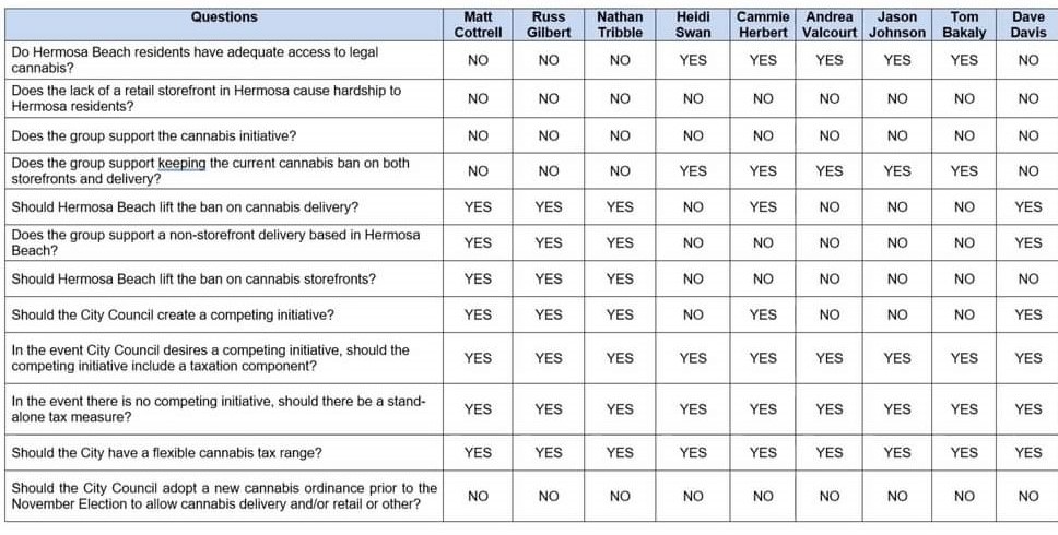 The Hermosa Beach Cannabis Advisory group opposes cannabis sales, but if approved, wants tax