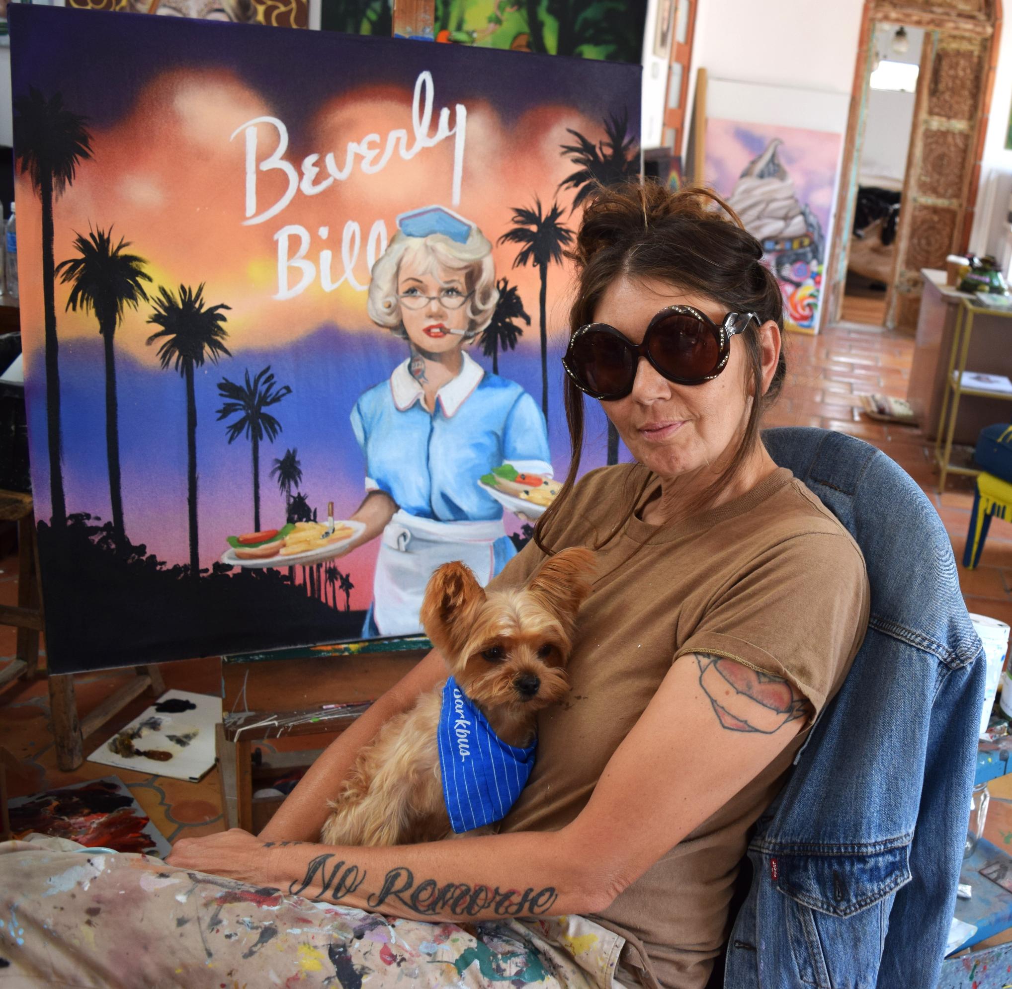 Doing what she loves, Painter-muralist Jules Muck doesn’t give up