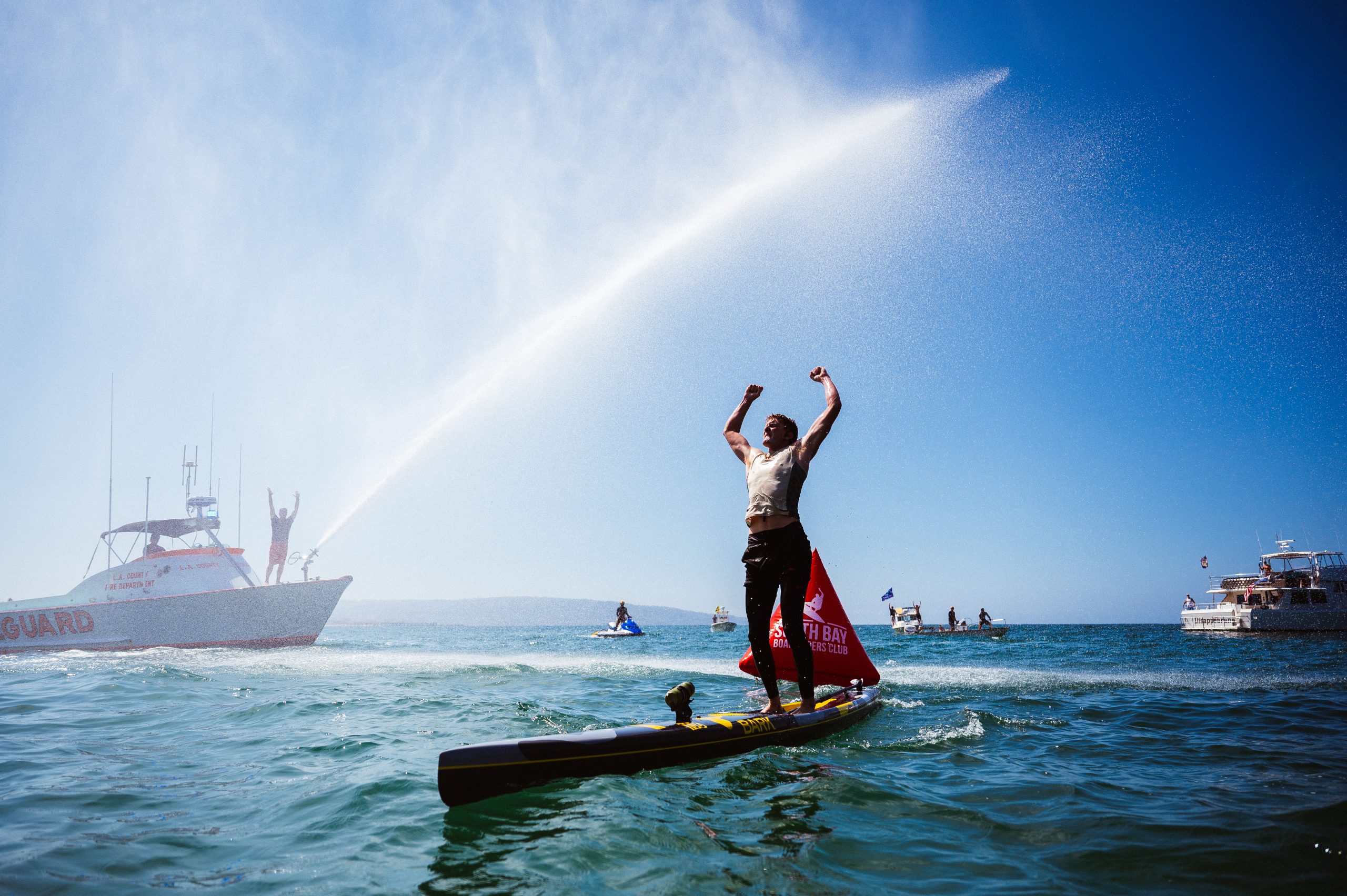 Bark Paddleboards claim 2024 Catalina Classic titles at Manhattan Beach pier