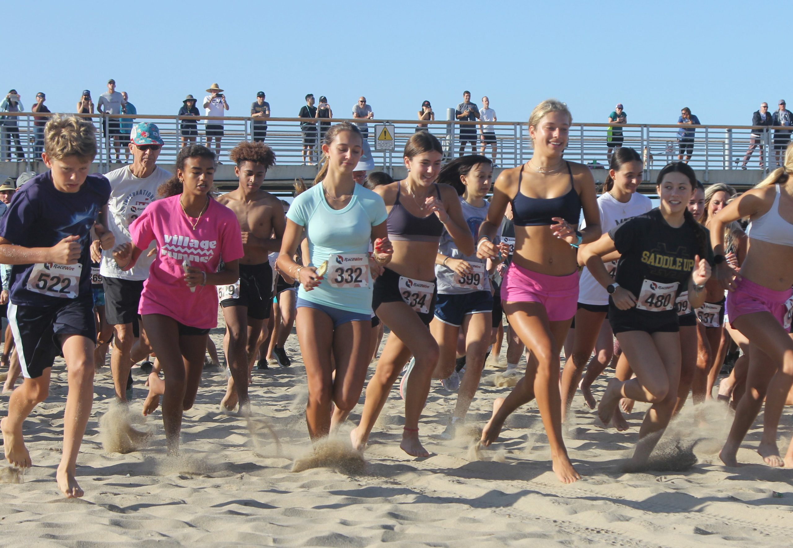 Surf Festival: Teens pace Fitzgerald Beach Run