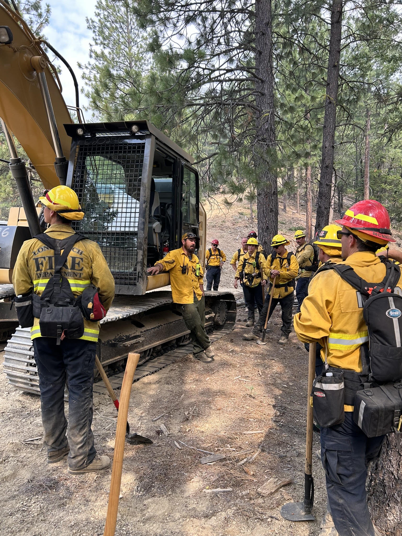 RBFD personnel fight northern wildfires