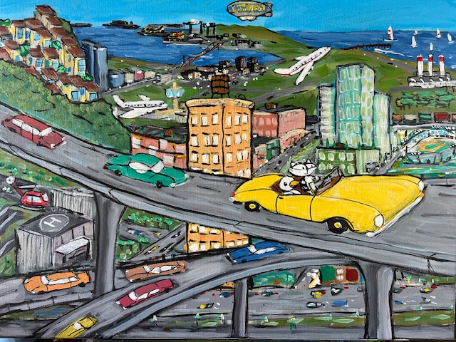 From ace reporter to noted artist: Will Shuck’s paintings on view at Easy Reader