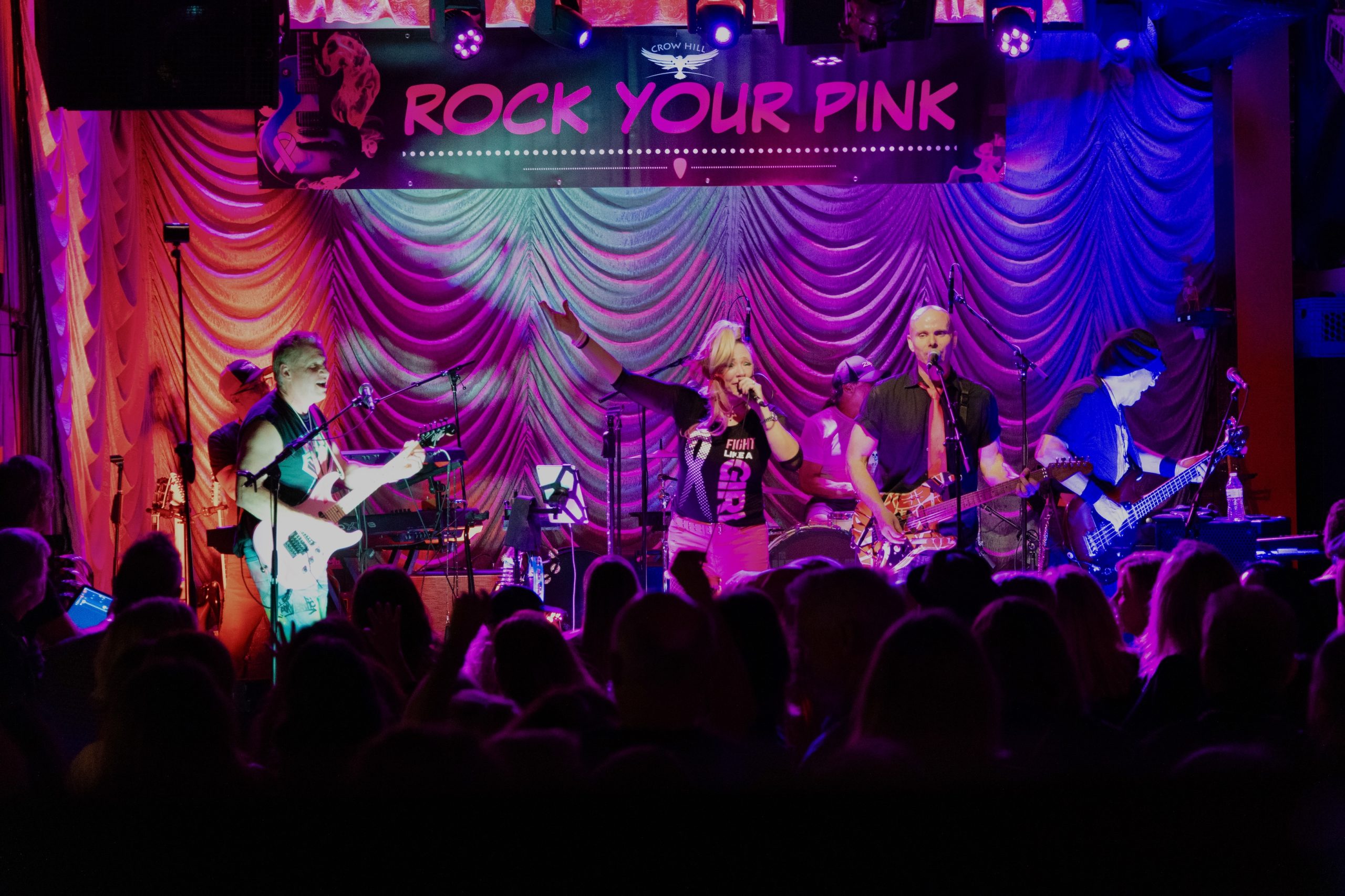 The Rock Your Pink Foundation fundraiser at Saint Rocke