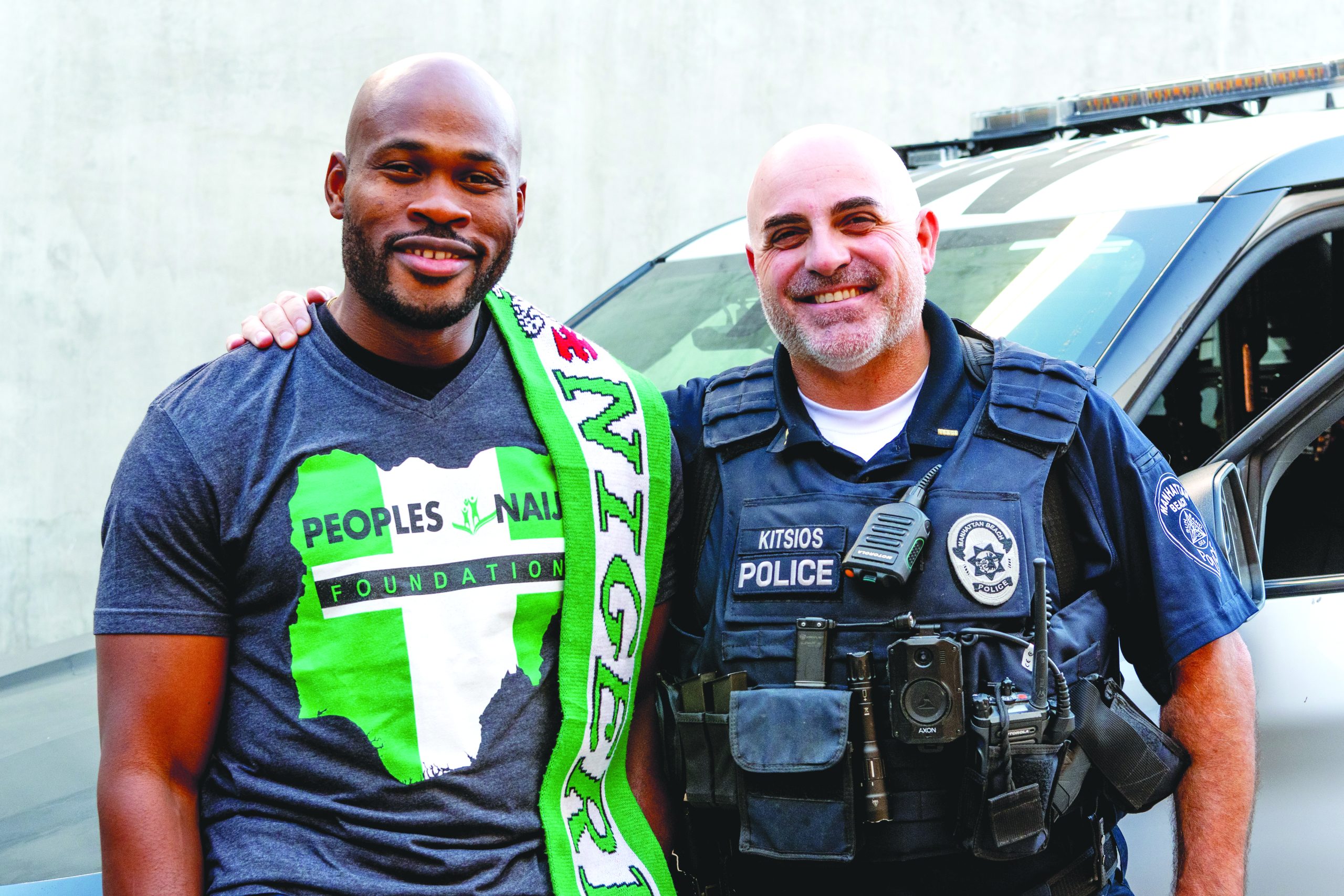 Mission to Africa:  A Nigerian-born MBPD detective, with help from a colleague, hopes to bring running water to his home village 