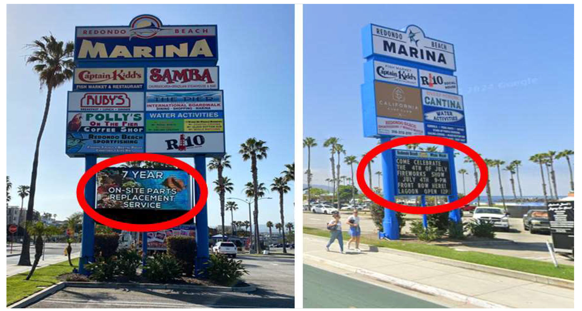 The City of Redondo Beach Considers Electronic Sign for Waterfront