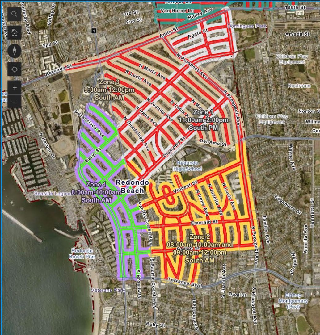 Redondo Beach introduces real-time street sweepers digital map