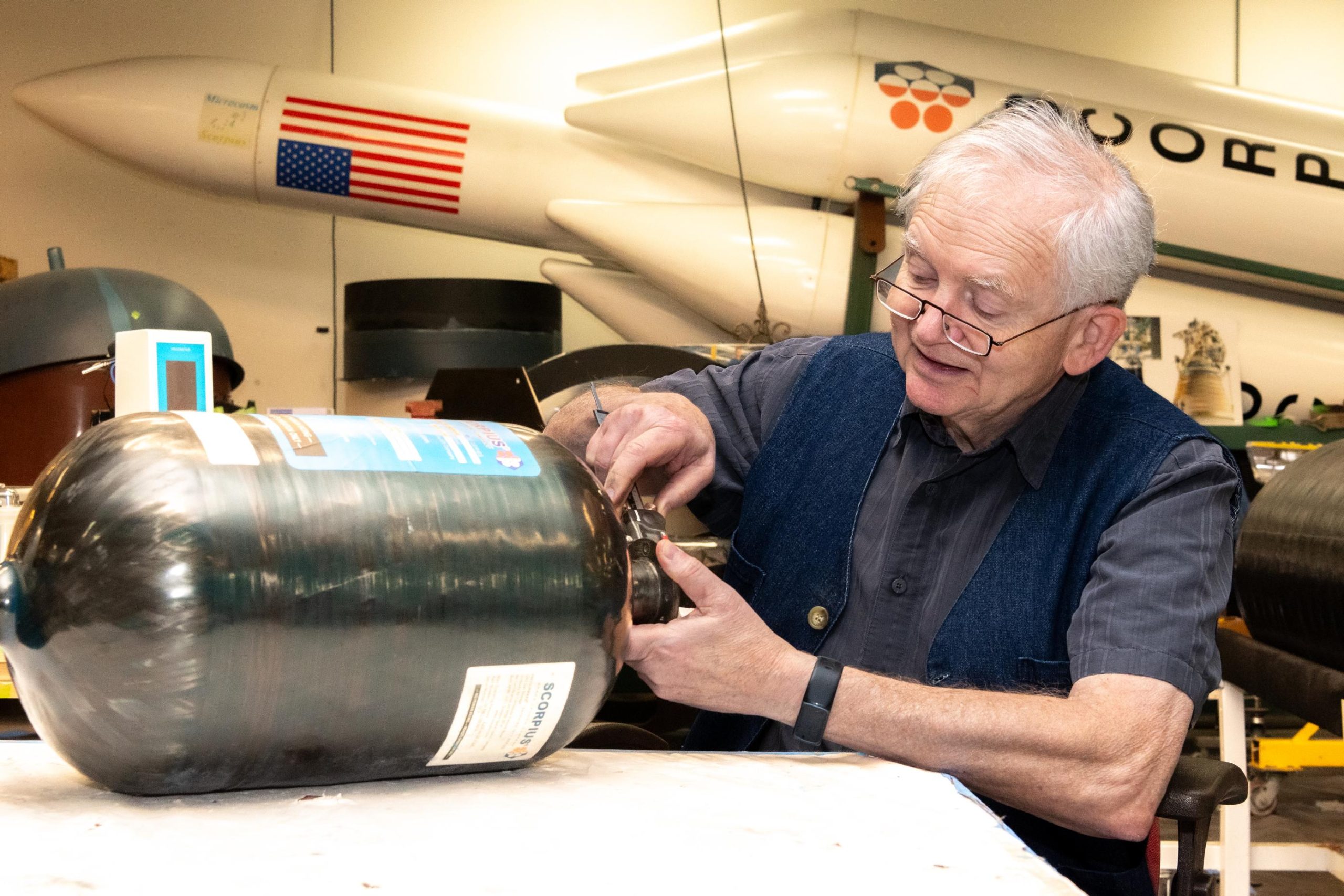 Space tanks: Palos Verdes engineer designs propulsion tanks for private moon lander missions
