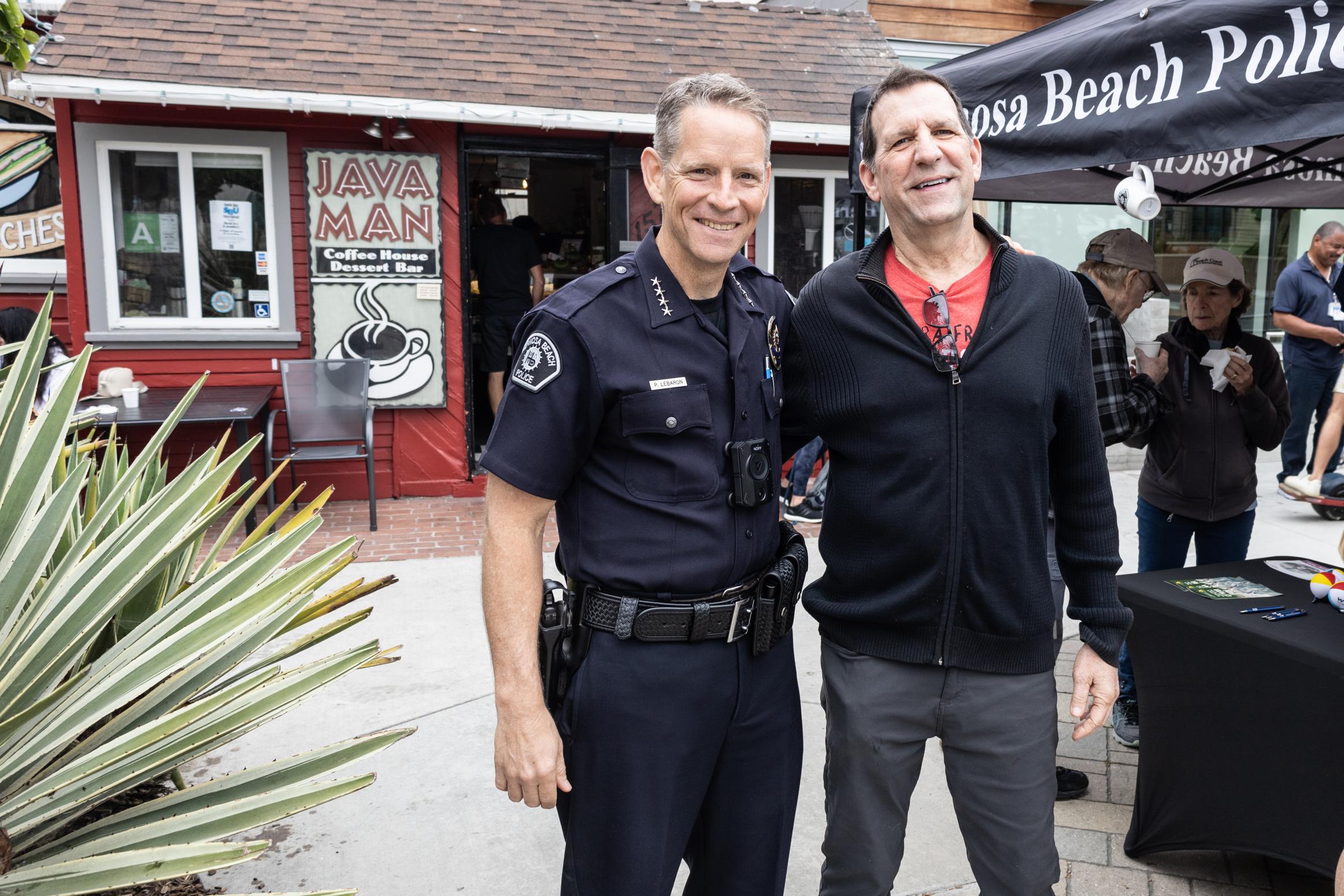 Police Beat: HB Police Chief, hiden cameras, ice cream and a pair of dumbbells, adult in spat