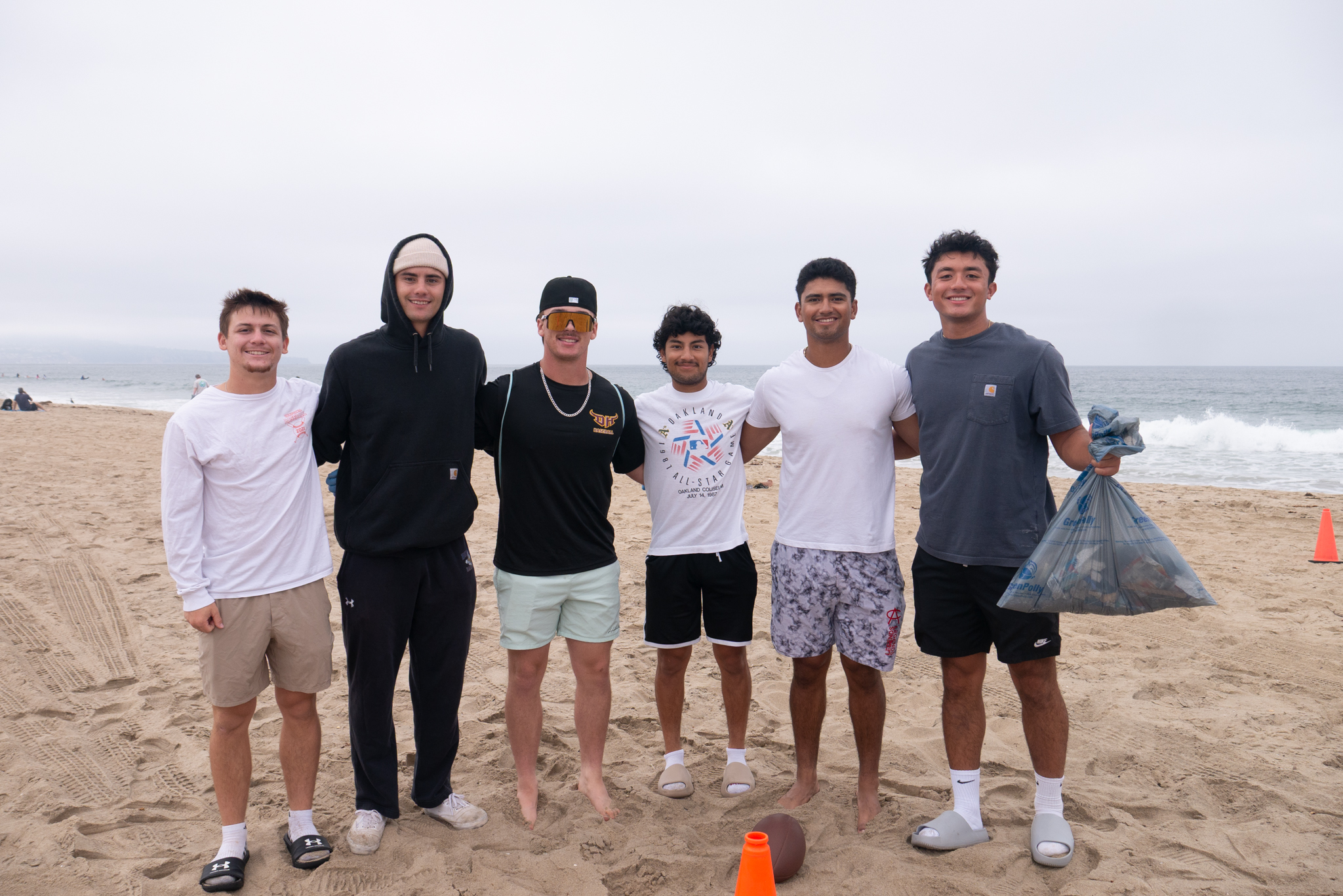 Talking trash on Coastal Cleanup Day in Hermosa Beach