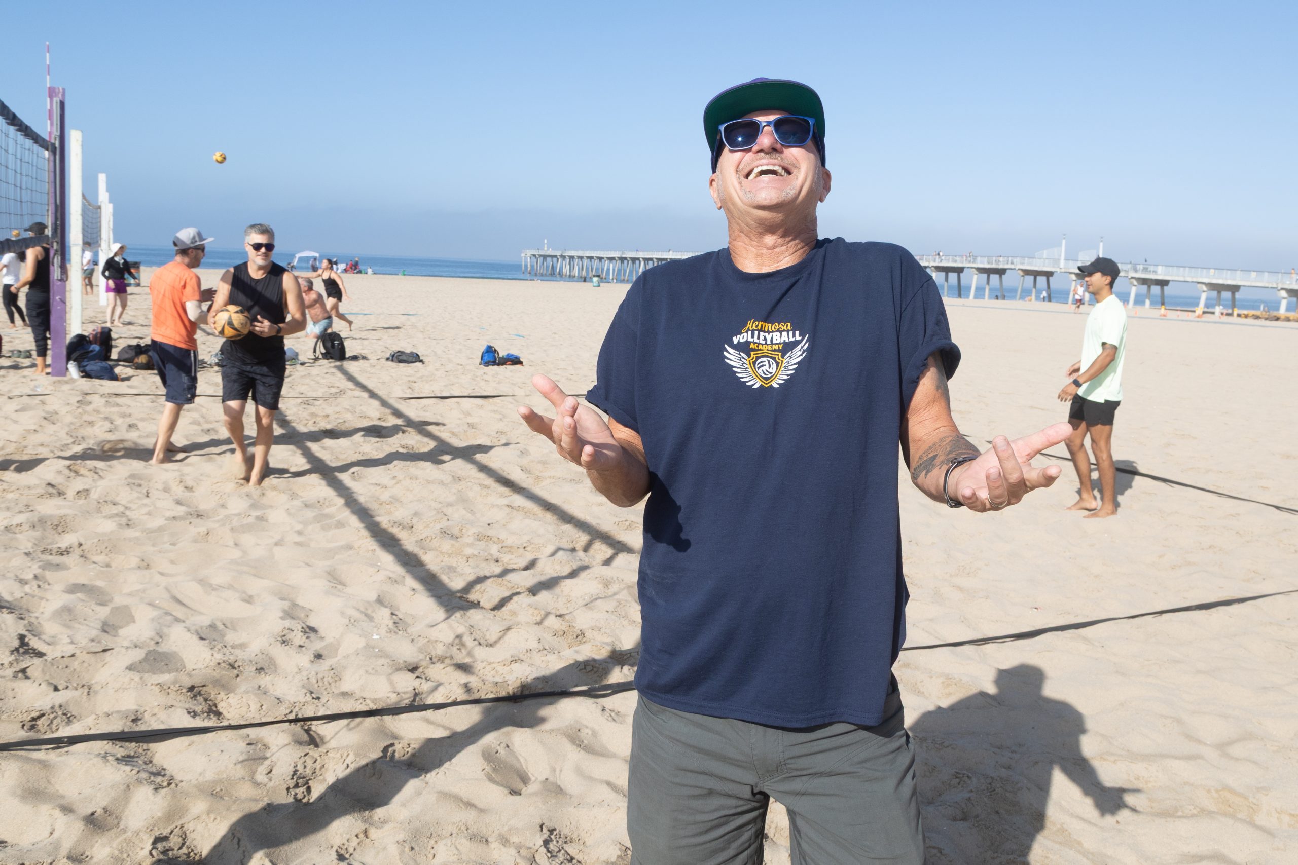 HOLDING COURT: Dennis Collins reflects on his four decades teaching beach volleyball for the City of Hermosa Beach