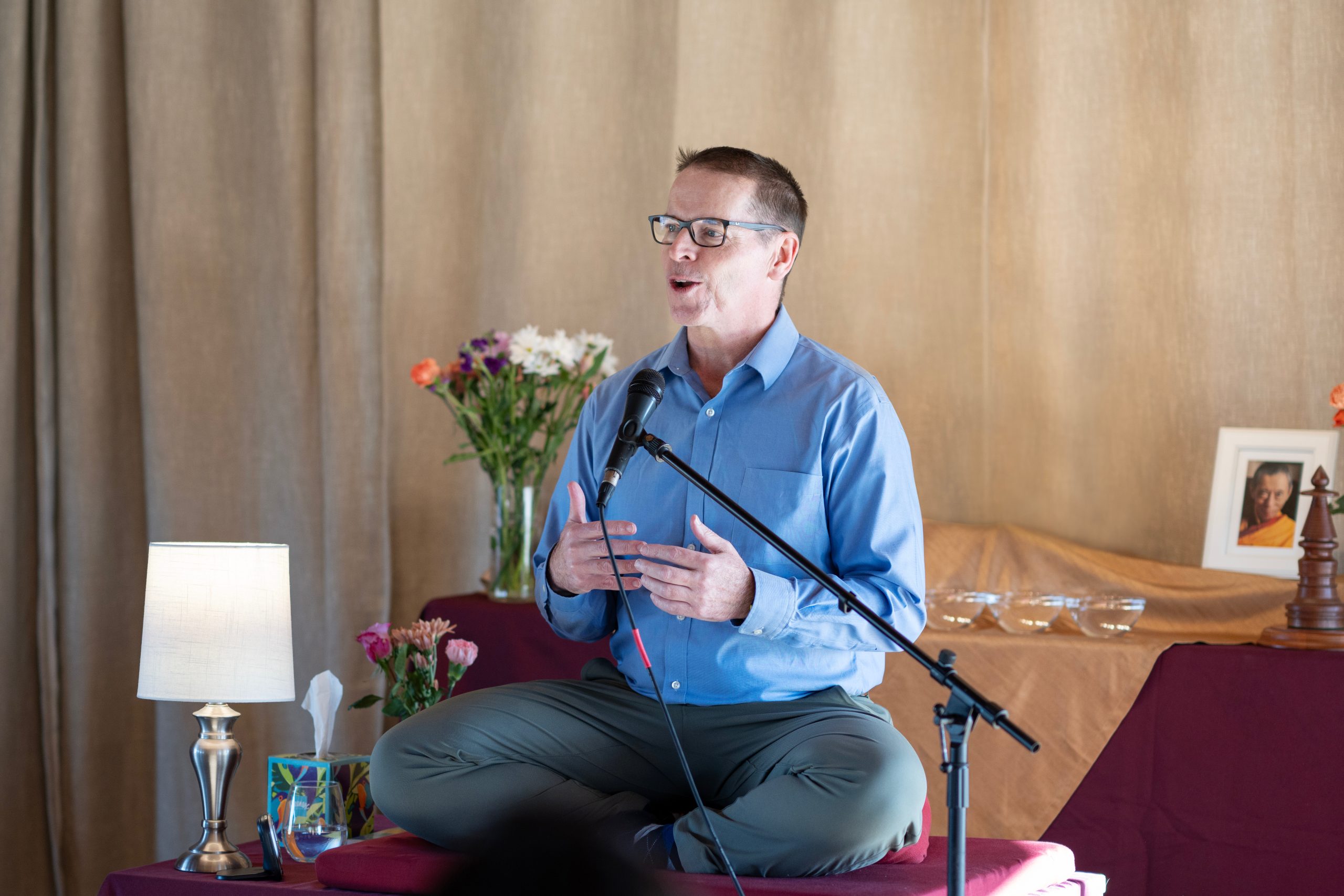 Meditation is path to happiness, Hermosa Buddhist Donovan says