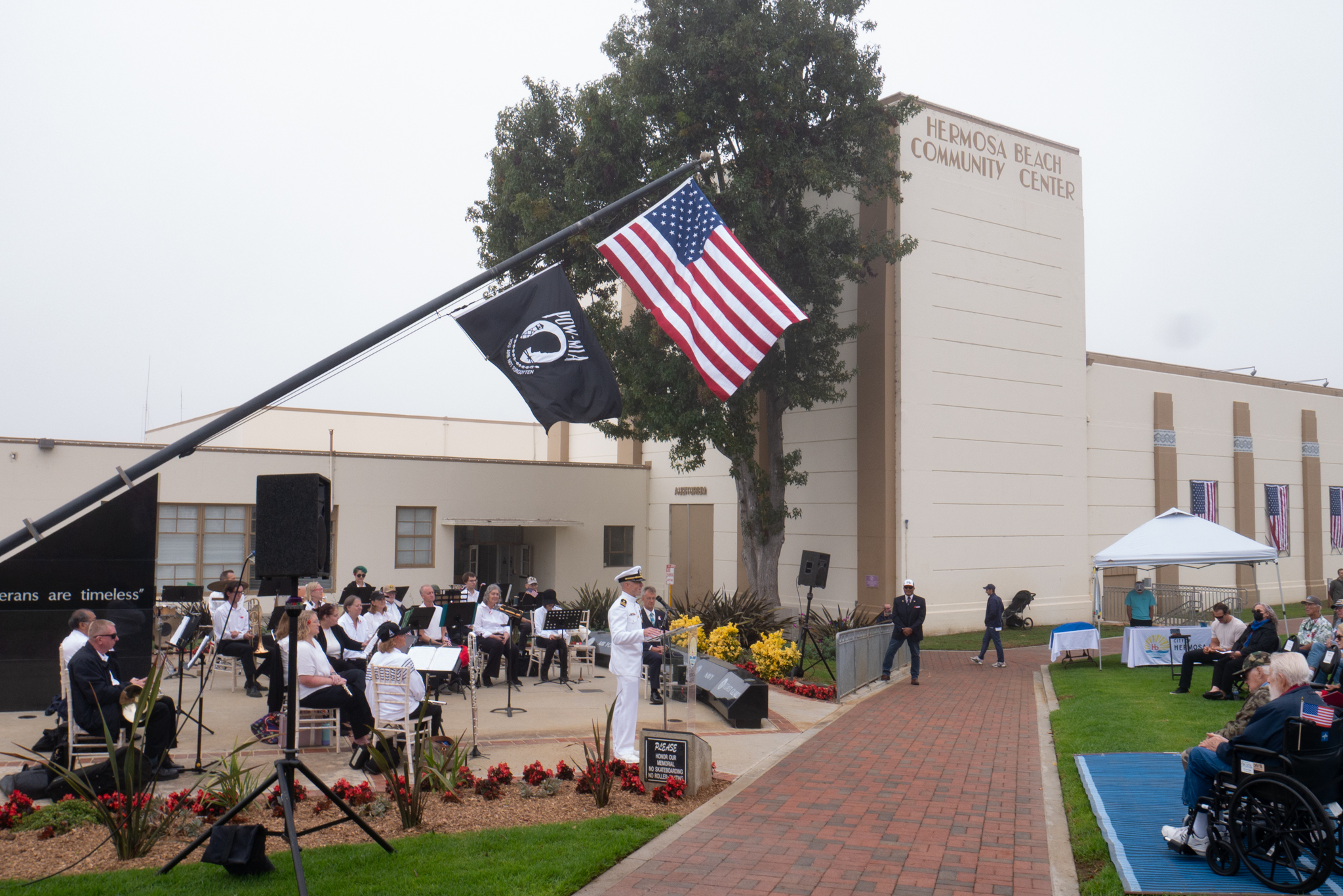 Navy veteran honors troops, families during Veterans Day