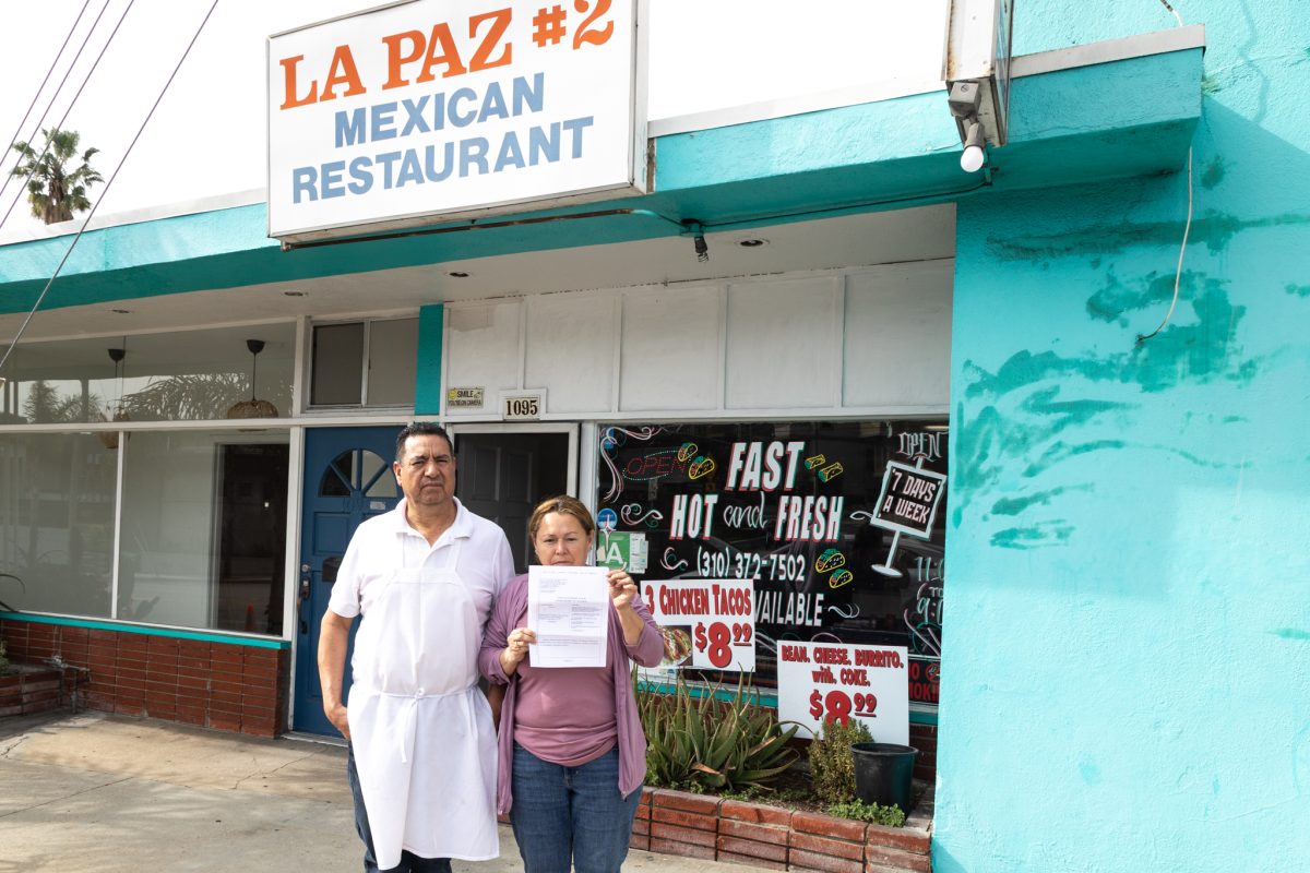 La Paz # owners Fernando and Pilar Valerios with ADA lawsuit, their second in two years.