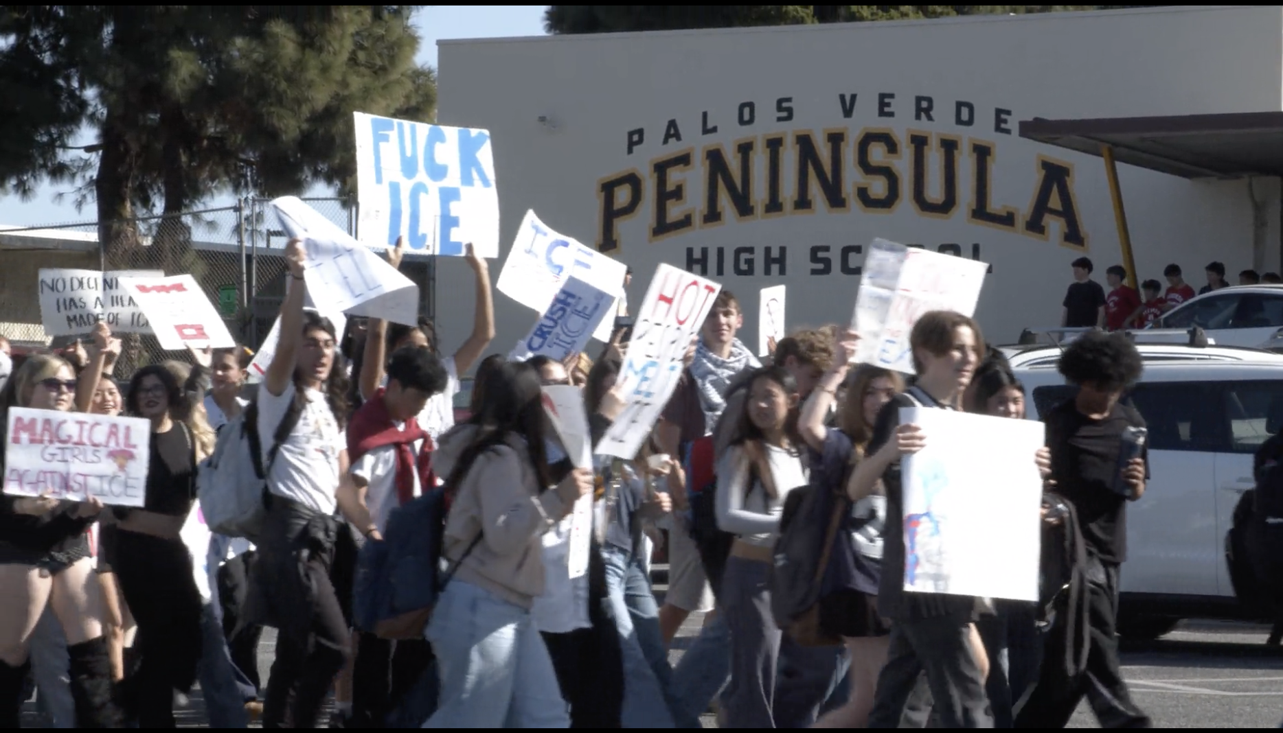 Peninsula High students walk out in solidarity with nationwide anti-ICE protests