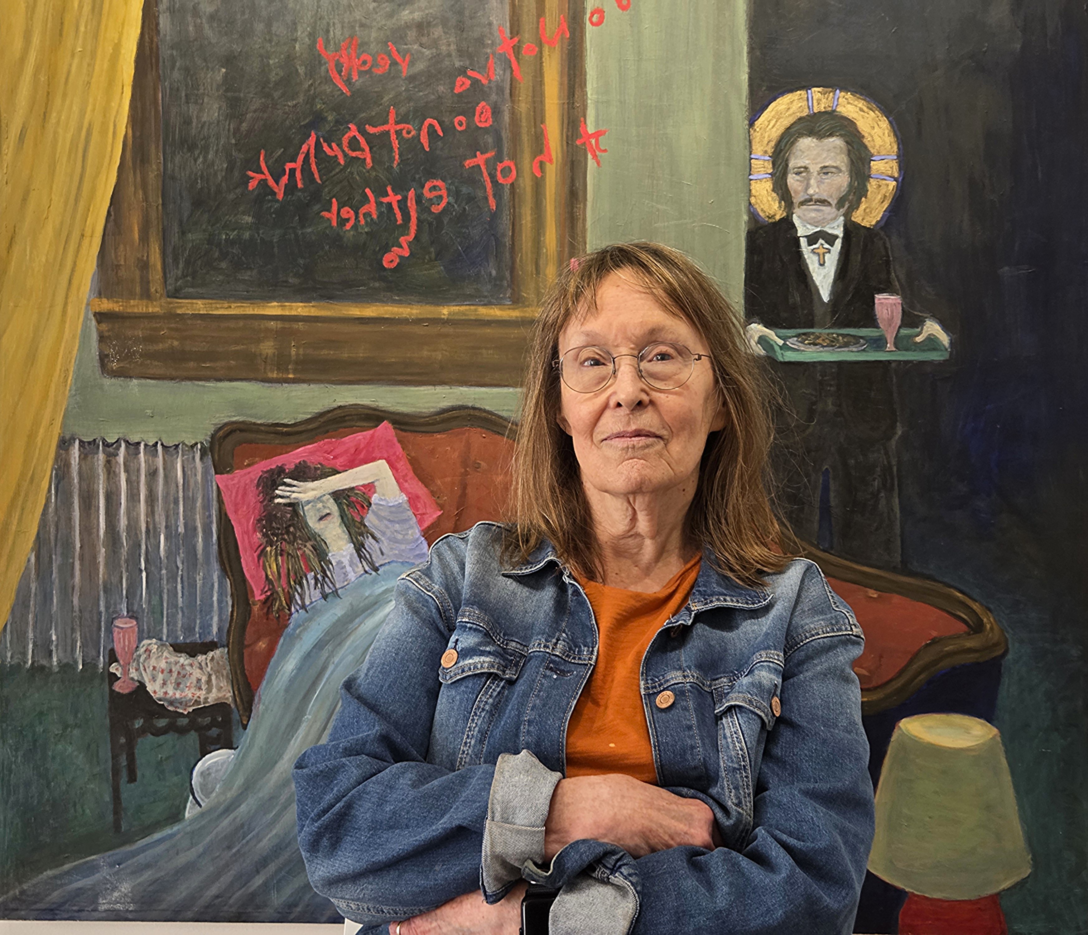San Pedro artist Peggy Reavey b/w “Are You Seeing What I’m Seeing?”