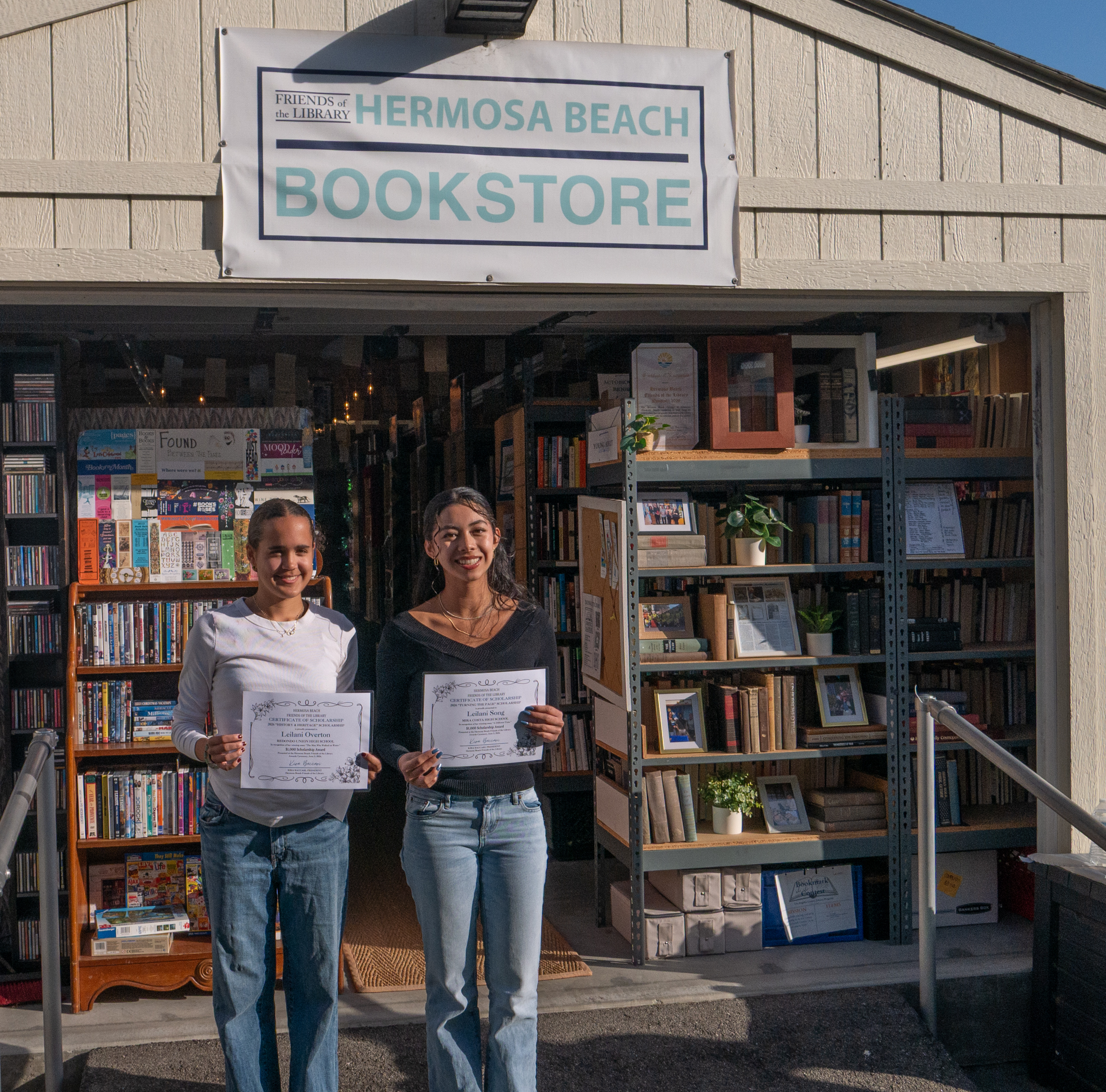 Hermosa Beach Friends of the Library awards two high-school literary scholarships
